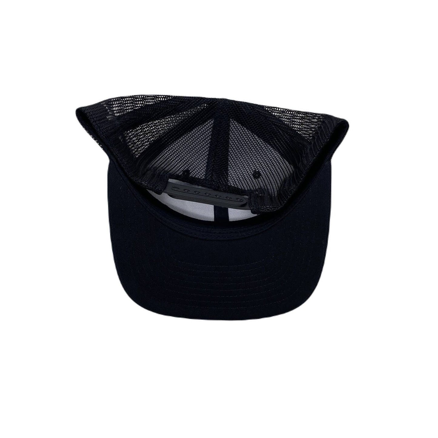 Los Angeles LA Wavy Upside Down Trucker Hat in Black GLOW In The Dark