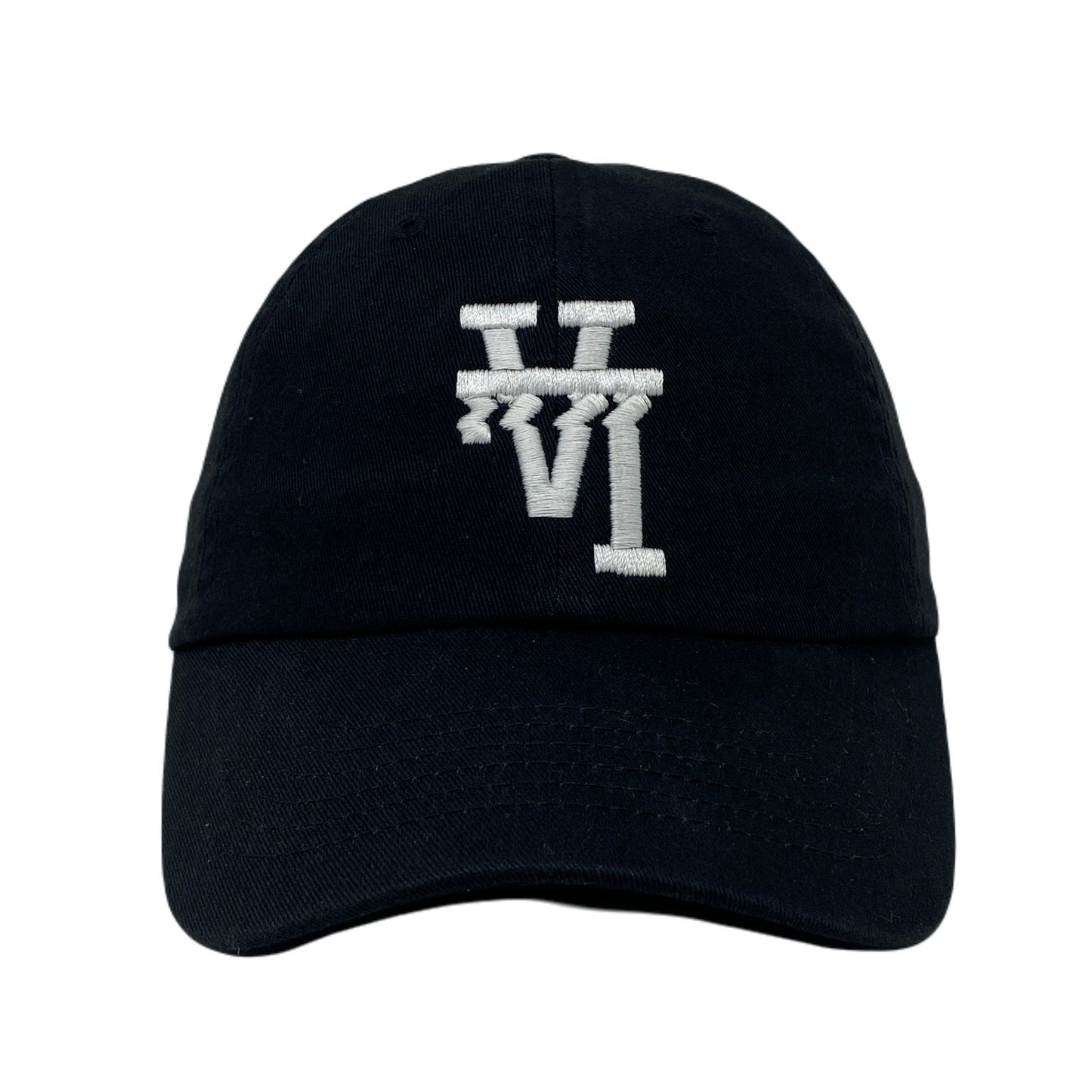 Los Angeles LA Wavy Upside Down Dad Hat GLOW In The Dark