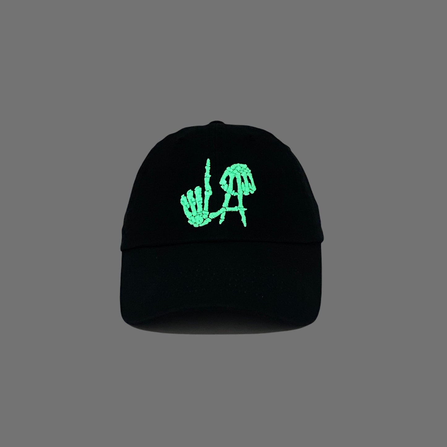 Los Angeles Bones Dad Hat Glow In The Dark