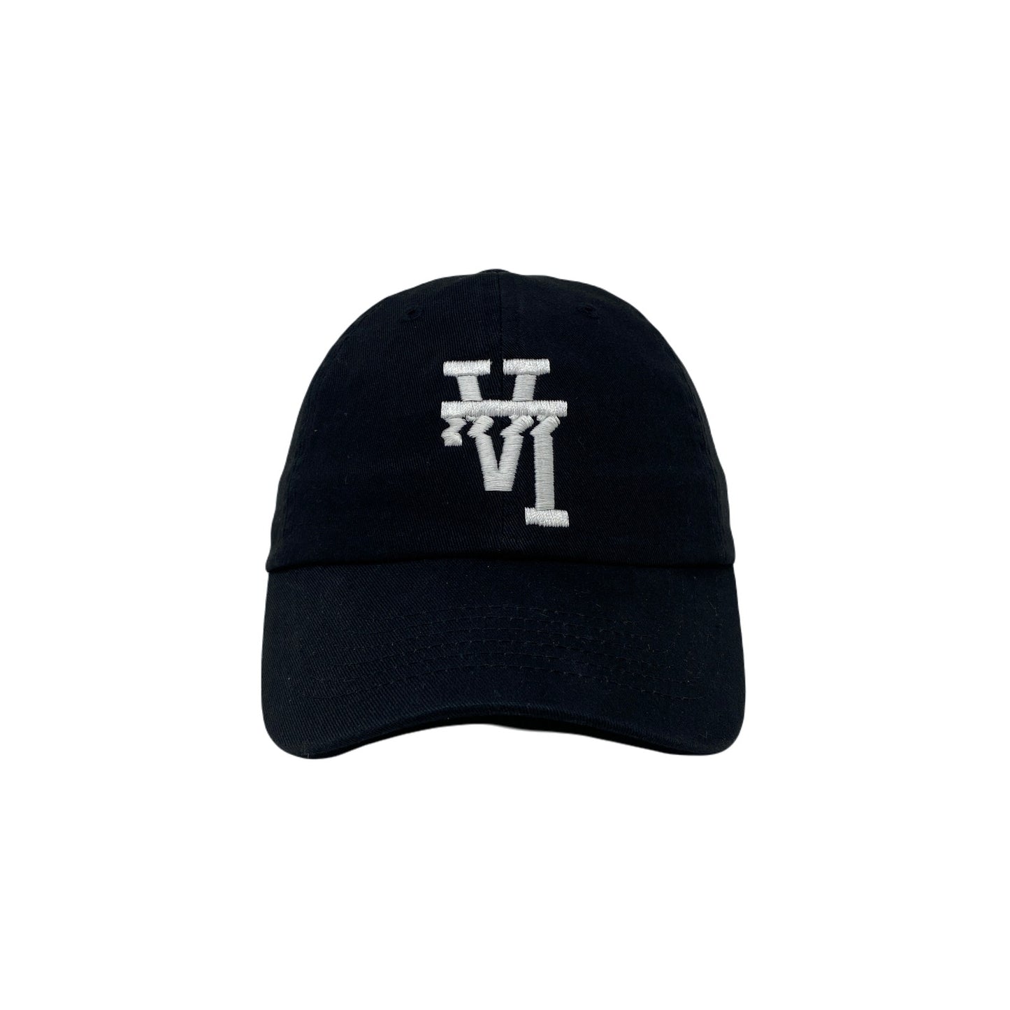 Los Angeles LA Wavy Upside Down Dad Hat GLOW In The Dark