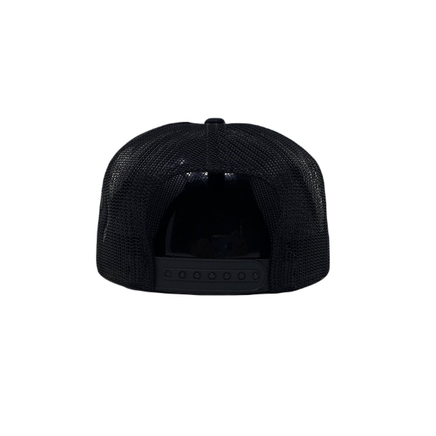 Los Angeles LA Wavy Upside Down Trucker Hat in Black GLOW In The Dark