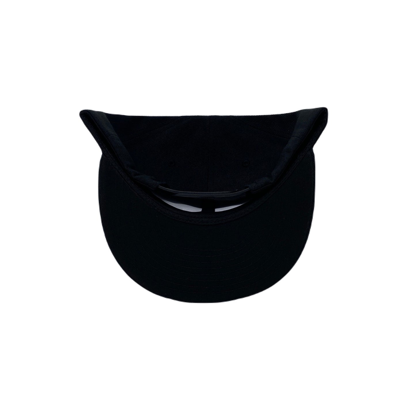 Los Angeles LA Rose Flower White Snapback Hat All Black GLOW In The Dark