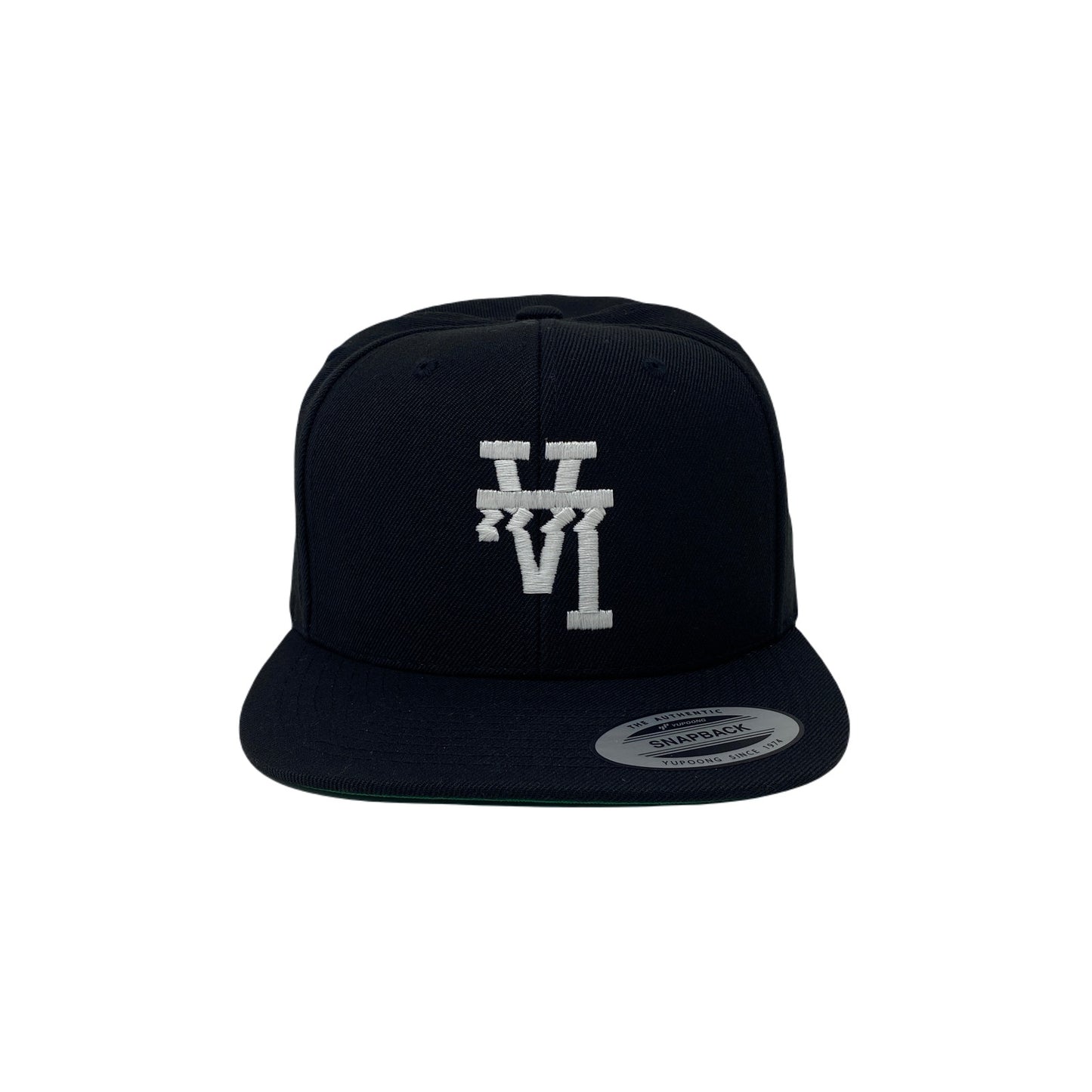Los Angeles LA Wavy Upside Down Snapback Hat GLOW In The Dark