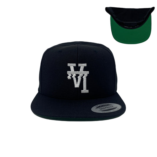 Los Angeles Wavy Upside Down Snapback Hat