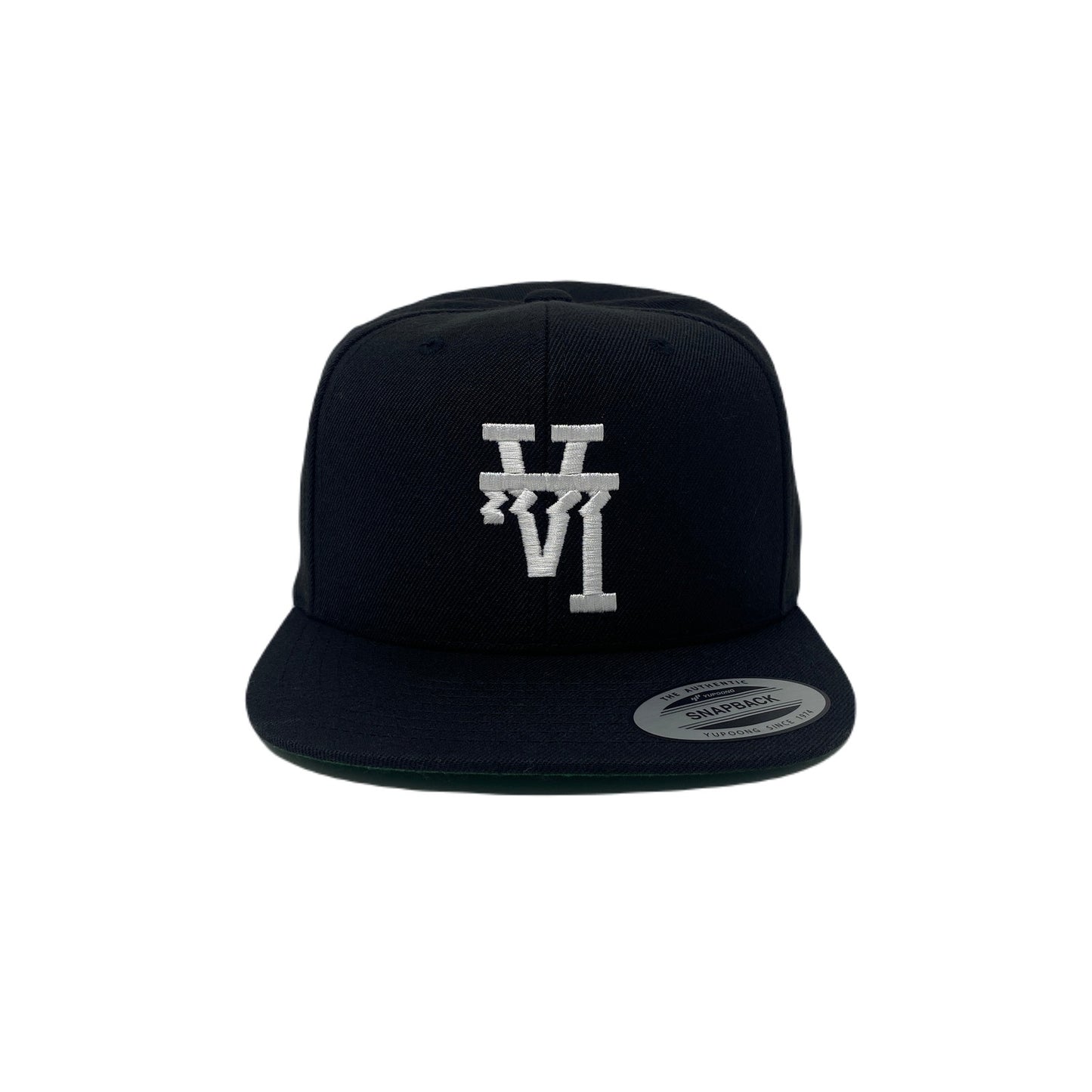 Los Angeles Wavy Upside Down Snapback Hat