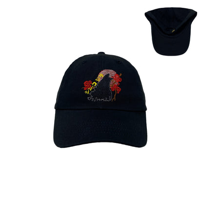 Godzilla Red Japan Sakura Cherry Blossom Flowers Tokyo Blood Moon Dad Hat