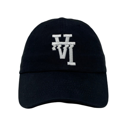 Los Angeles LA Wavy Upside Down Dad Hat GLOW In The Dark