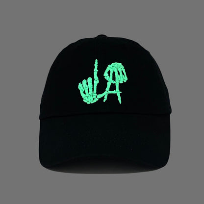 Los Angeles Bones Dad Hat Glow In The Dark