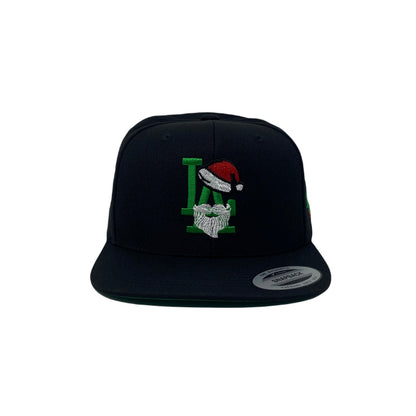 Los Angeles LA Santa Clause Christmas Beard Hat Snapback Hat