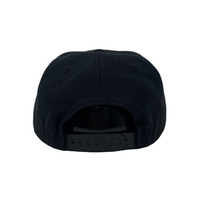 Los Angeles Drip (Red/White/Blue) Hands Snapback Hat All Black