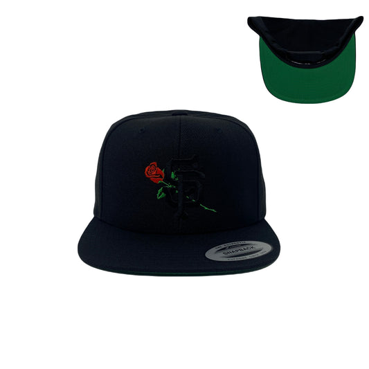 San Francisco Bone Rose Snapback Hat