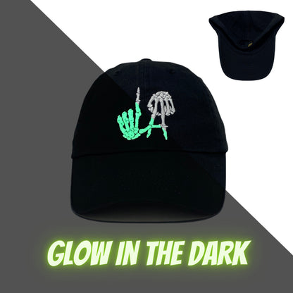 Los Angeles Bones Dad Hat Glow In The Dark