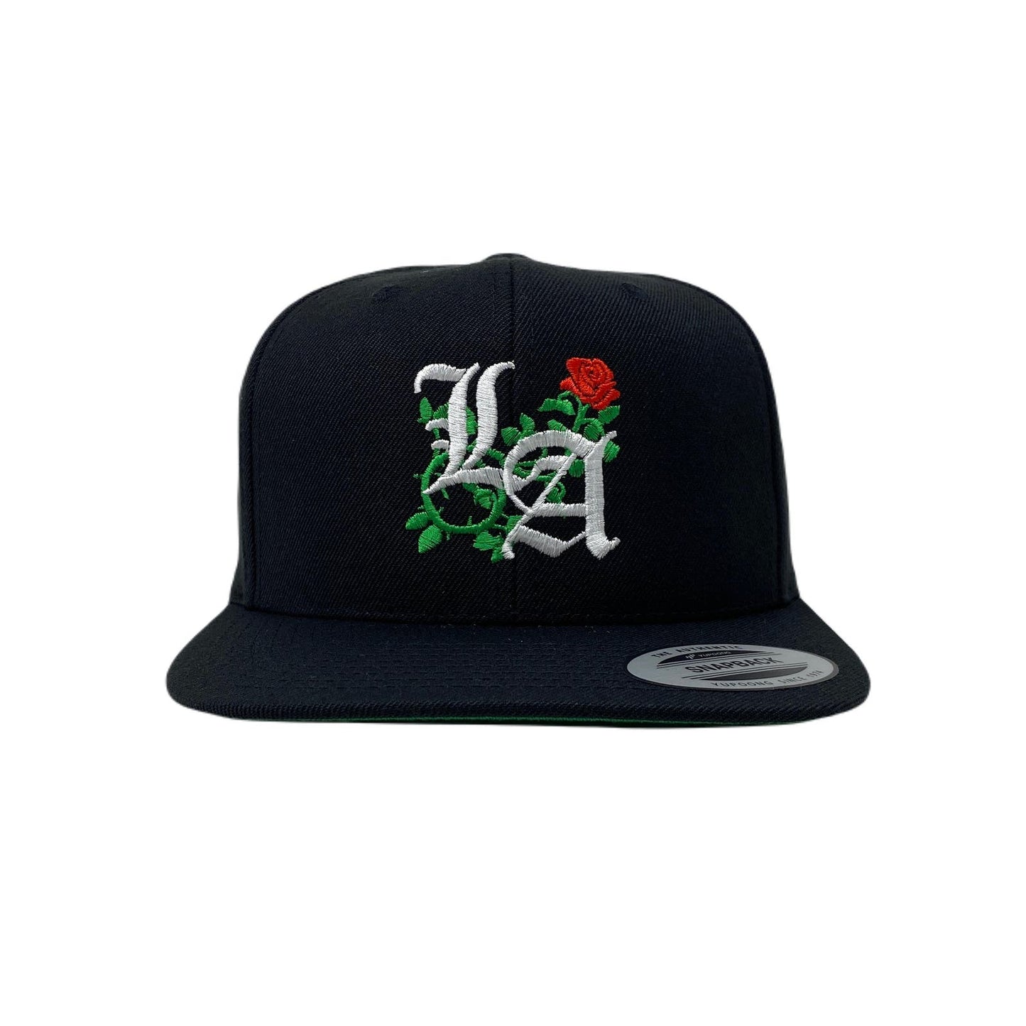 Los Angeles Old English Rose Snapback Hat