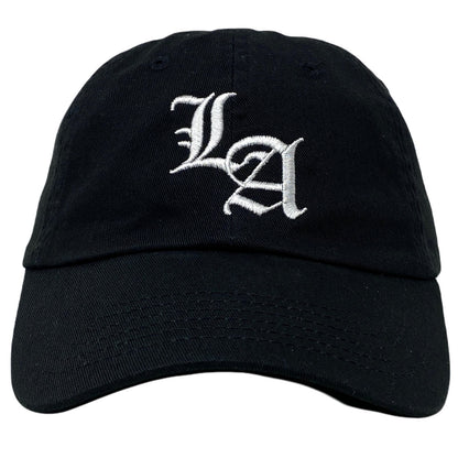 Los Angeles Old English White Dad Hat