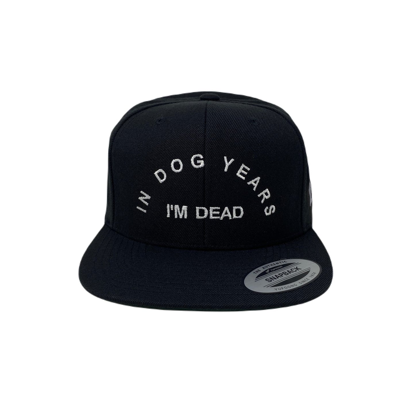 In Dog Years I’m Dead RIP Snapback Hat