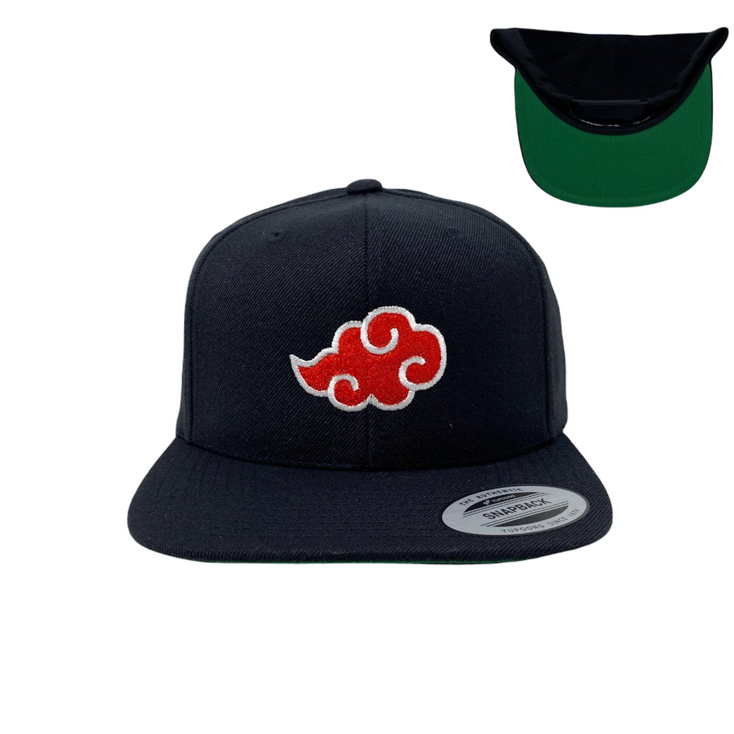 Embroidered Cloud Snapback Hat Cap