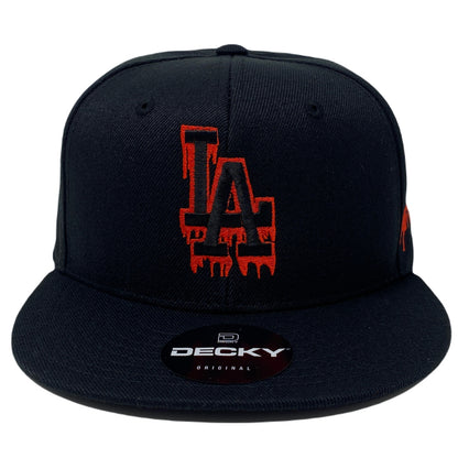Los Angeles LA Drip Bloody Hands Halloween Snapback Hat