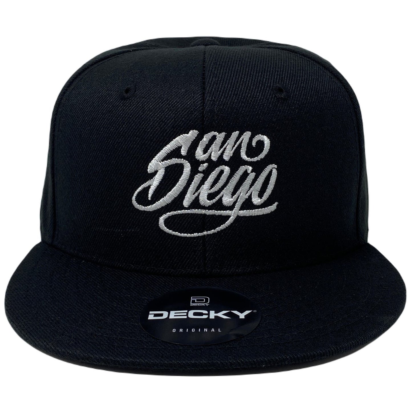 San Diego Snapback Hat All Black