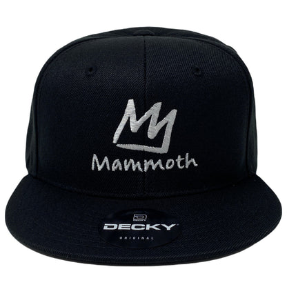 Mammoth Snapback Hat All Black