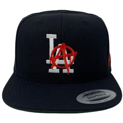 Los Angeles LA Anarchy Bloody Hands Snapback Hat