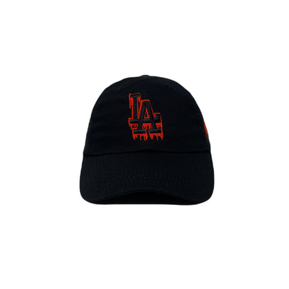 Los Angeles LA Drip Bloody Hands Halloween Slouch Dad Hat