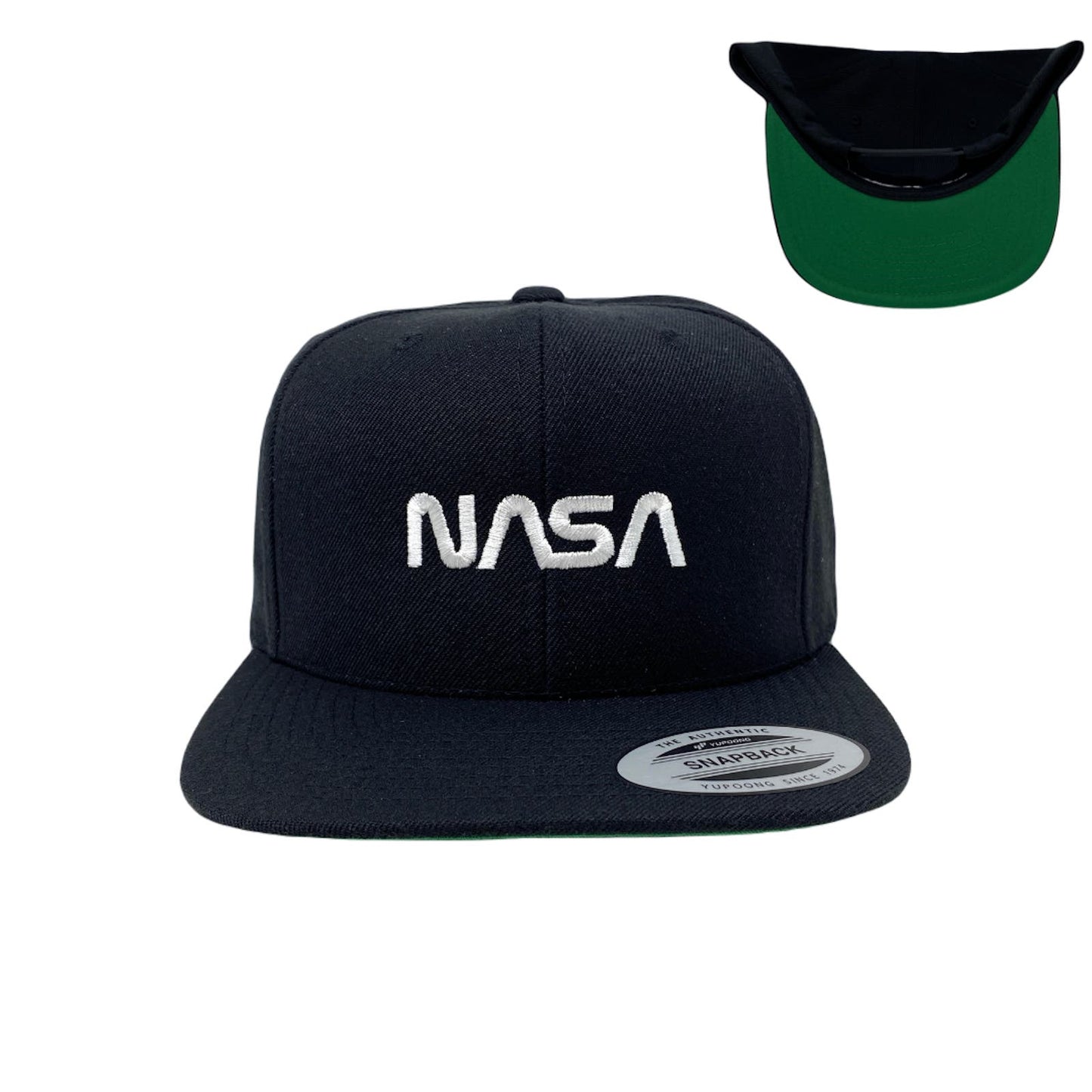 Space White Snapback Hat