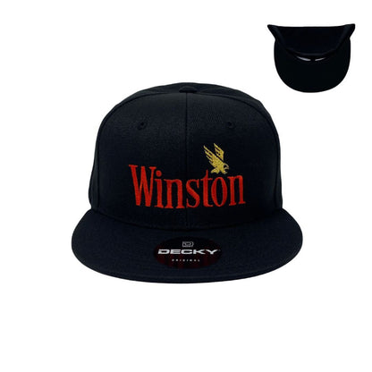 Winston Snapback Hat All Black