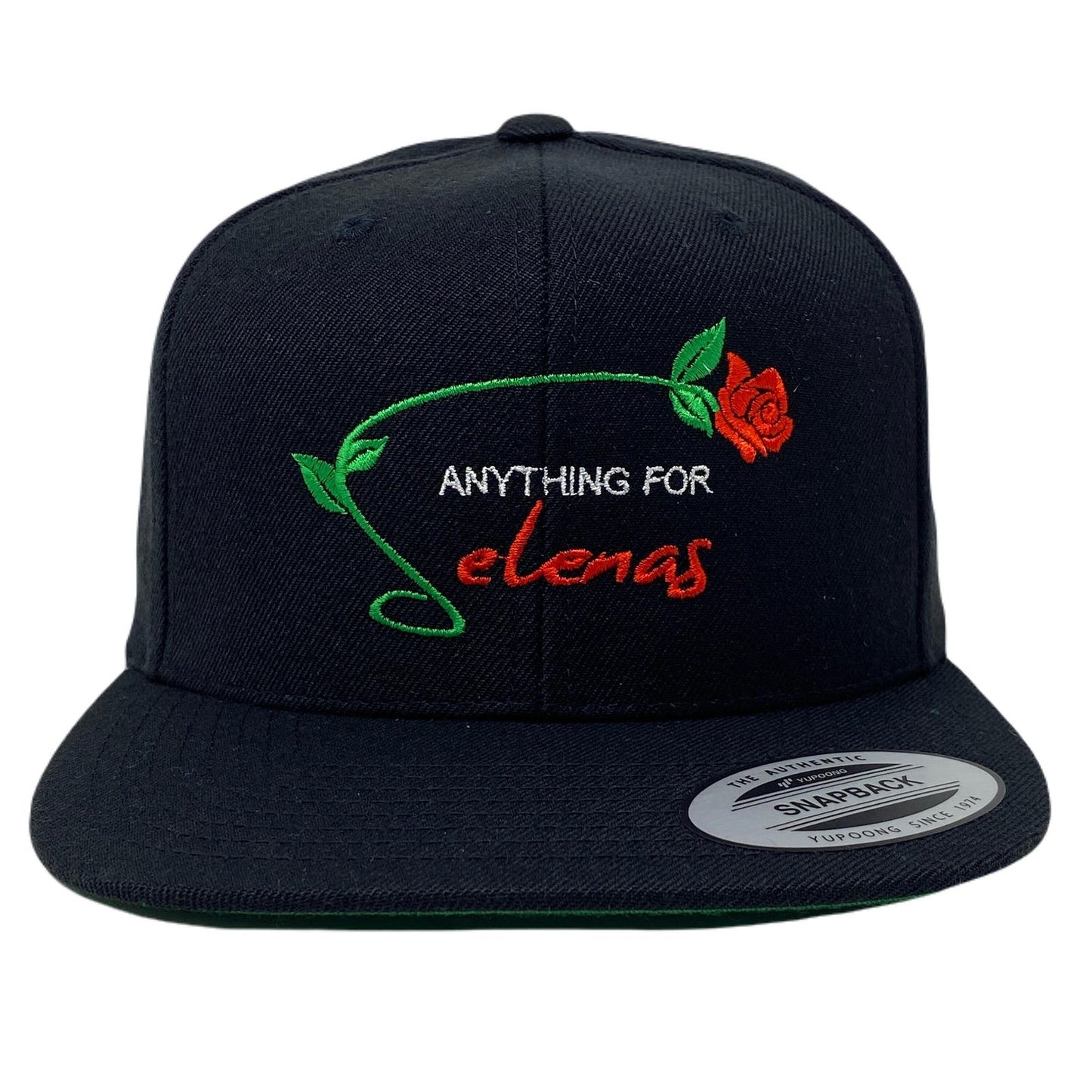 Anything For Selenas Green Snapback Hat