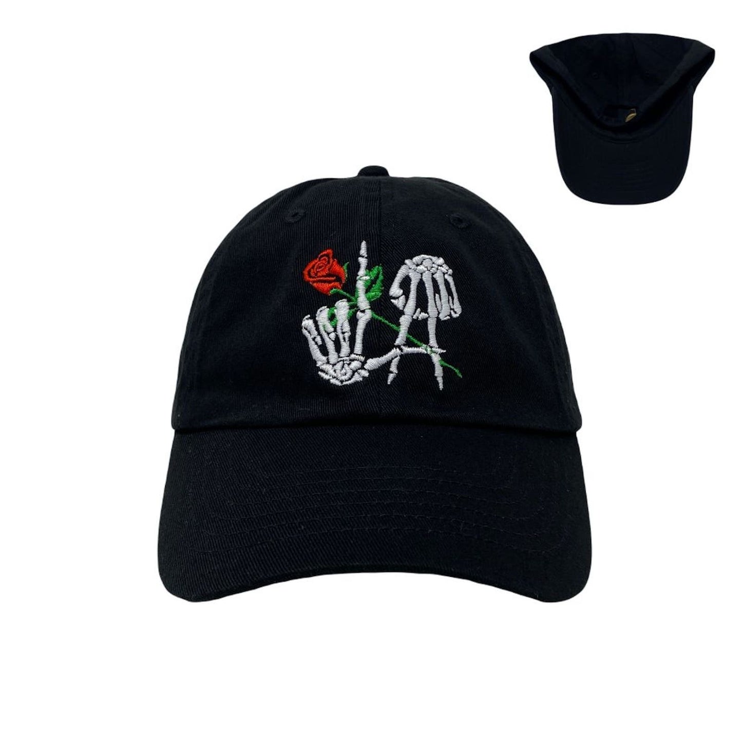 Los Angeles Bone Rose Dad Hat