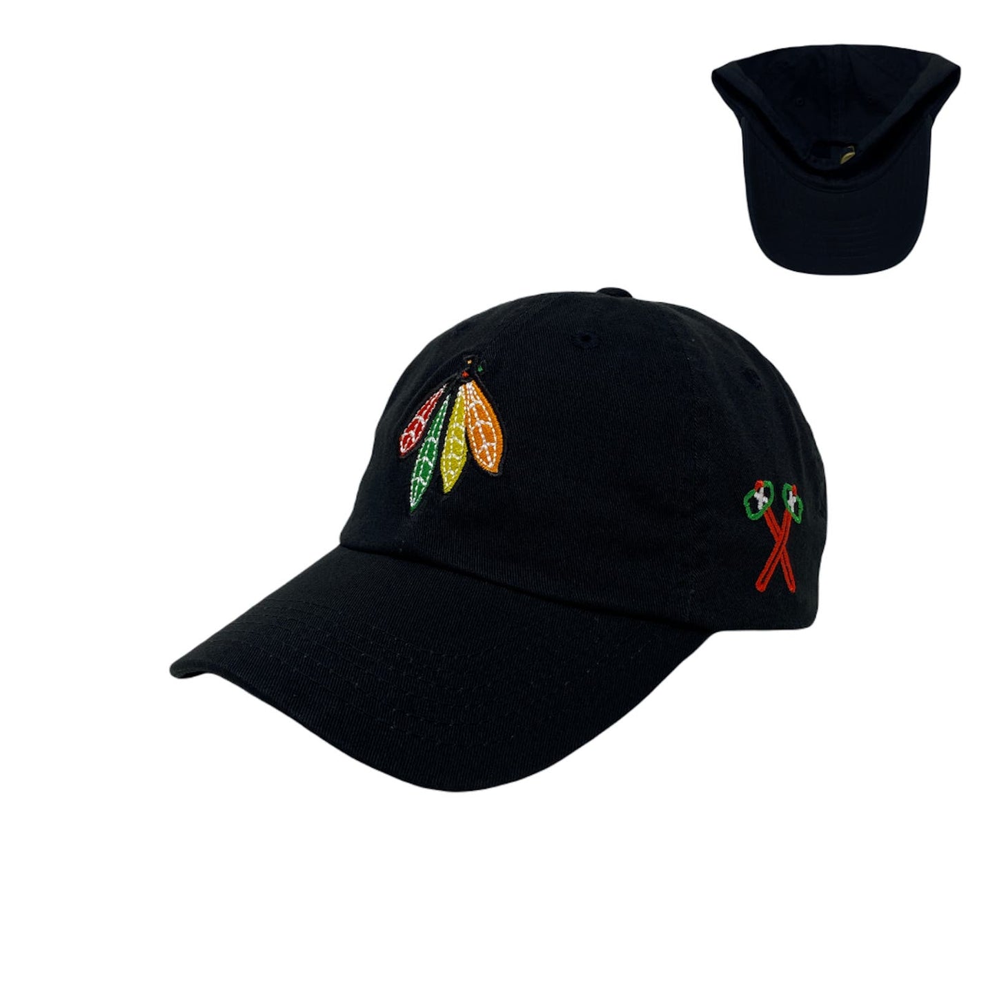 Indian Feathers Tomahawk Dad Hat