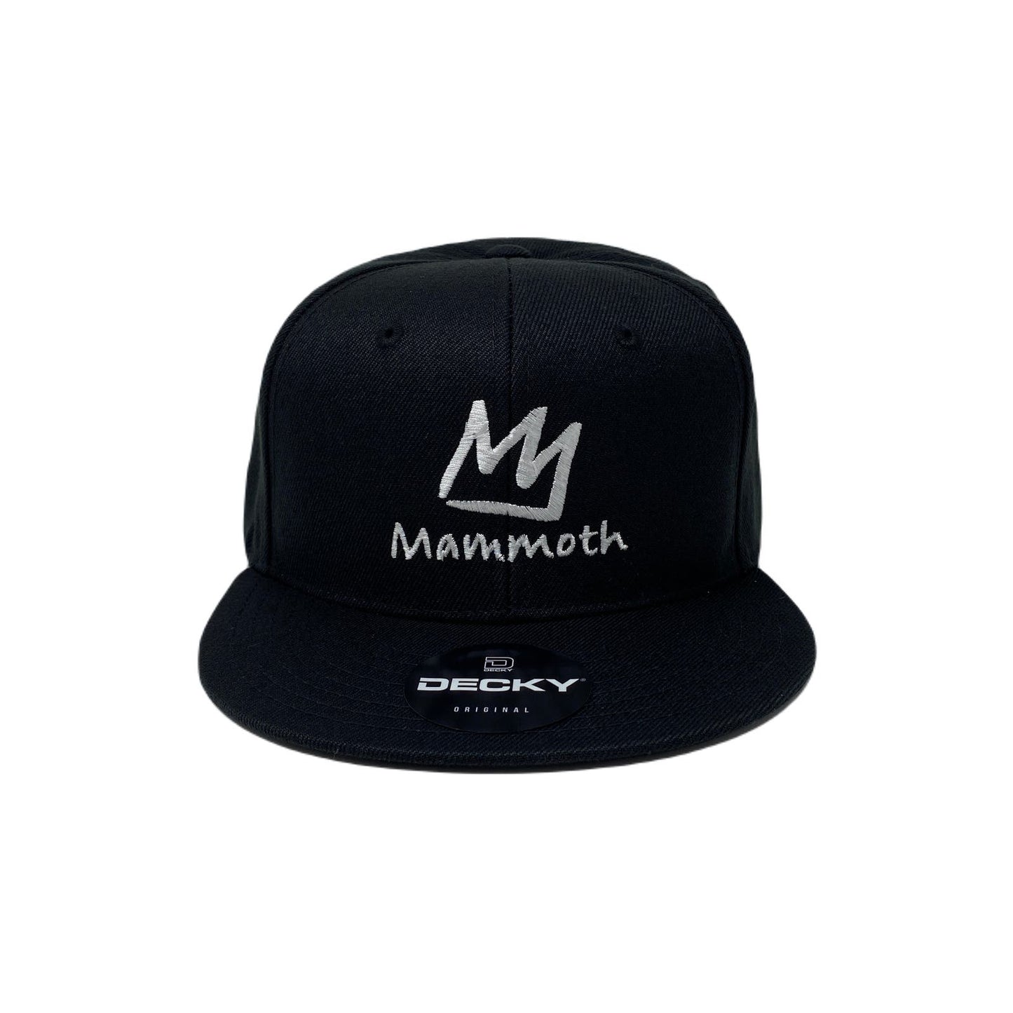 Mammoth Snapback Hat All Black