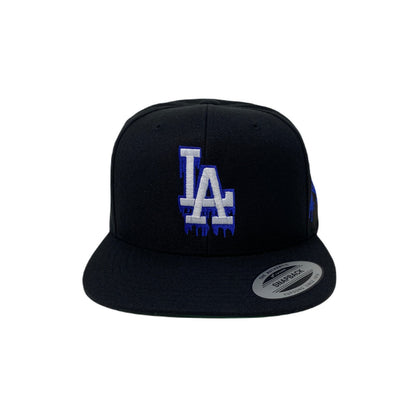 Los Angeles Drip (Blue) Hands Snapback Hat