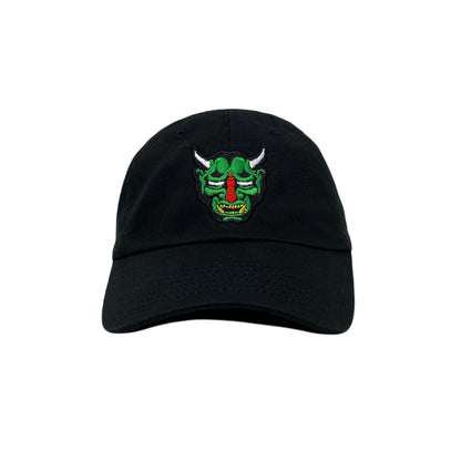 Oni Mask Green Dad Hat