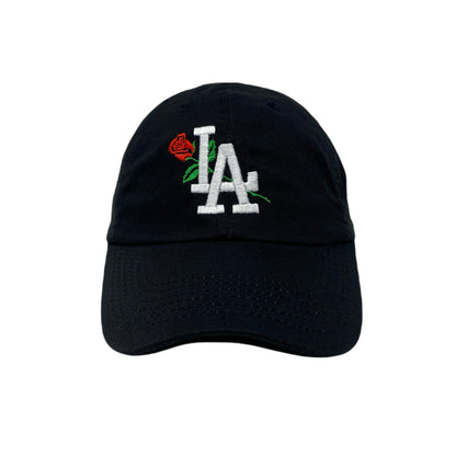 Los Angeles LA Laugh Now Cry Later WHT Masks Slouch Dad Hat