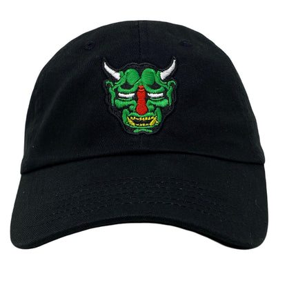 Oni Mask Green Dad Hat