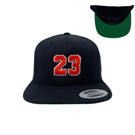 23 Red Snapback Hat