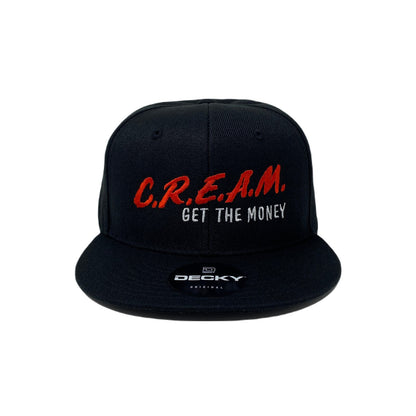 CREAM Get The Money Snapback Hat All Black