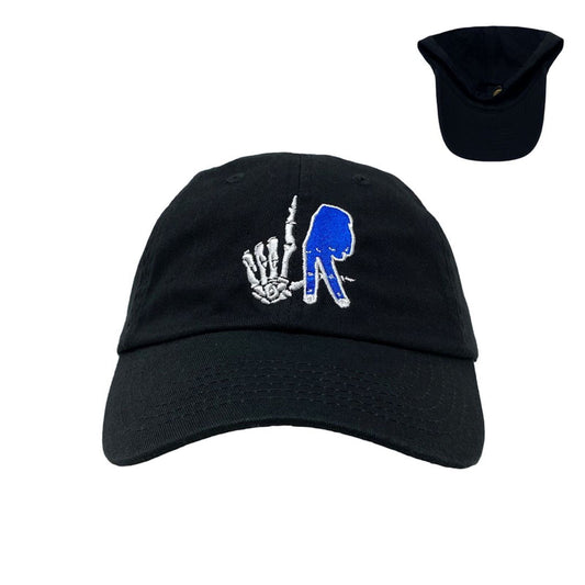 Los Angeles Bone Blue Hand Dad Hat