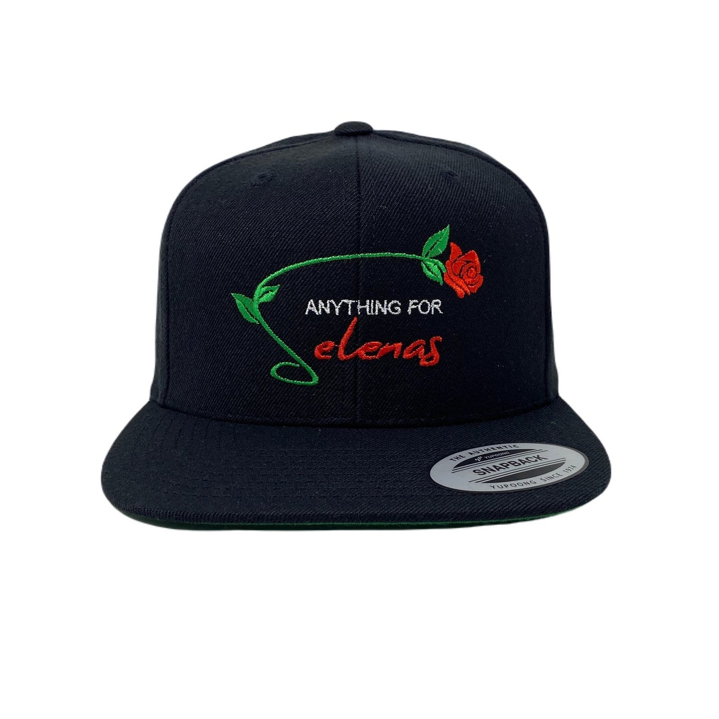 Anything For Selenas Green Snapback Hat