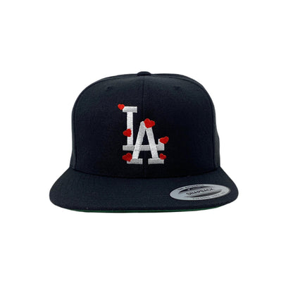 Los Angeles Hearts White Snapback Hat