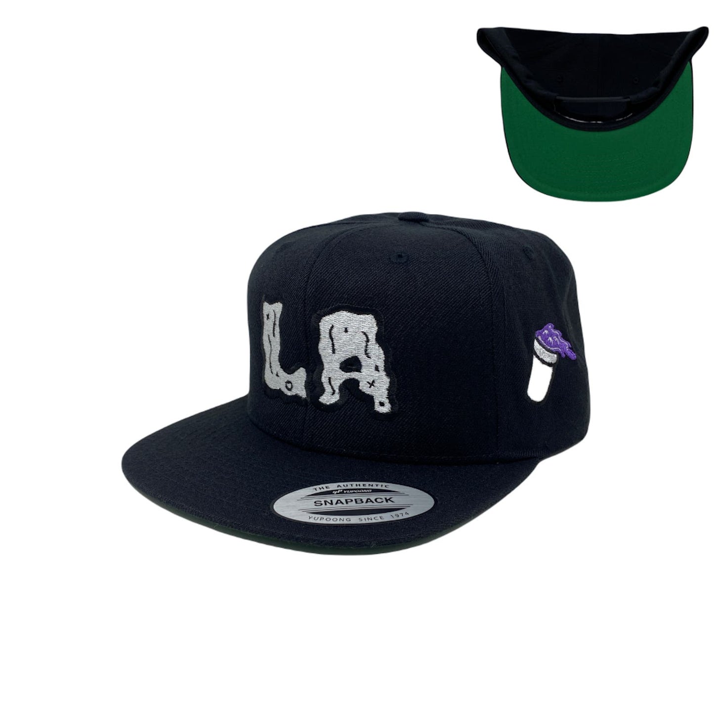 Los Angeles Shroom (All White) Snapback Hat