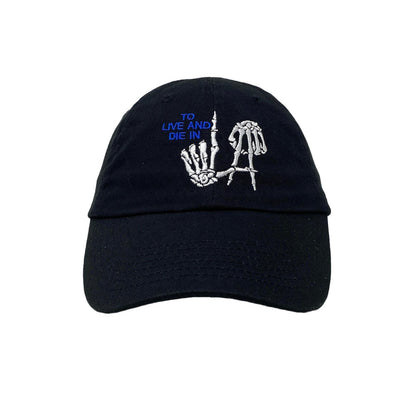 To Live And Die In LA Blue/White Dad Hat