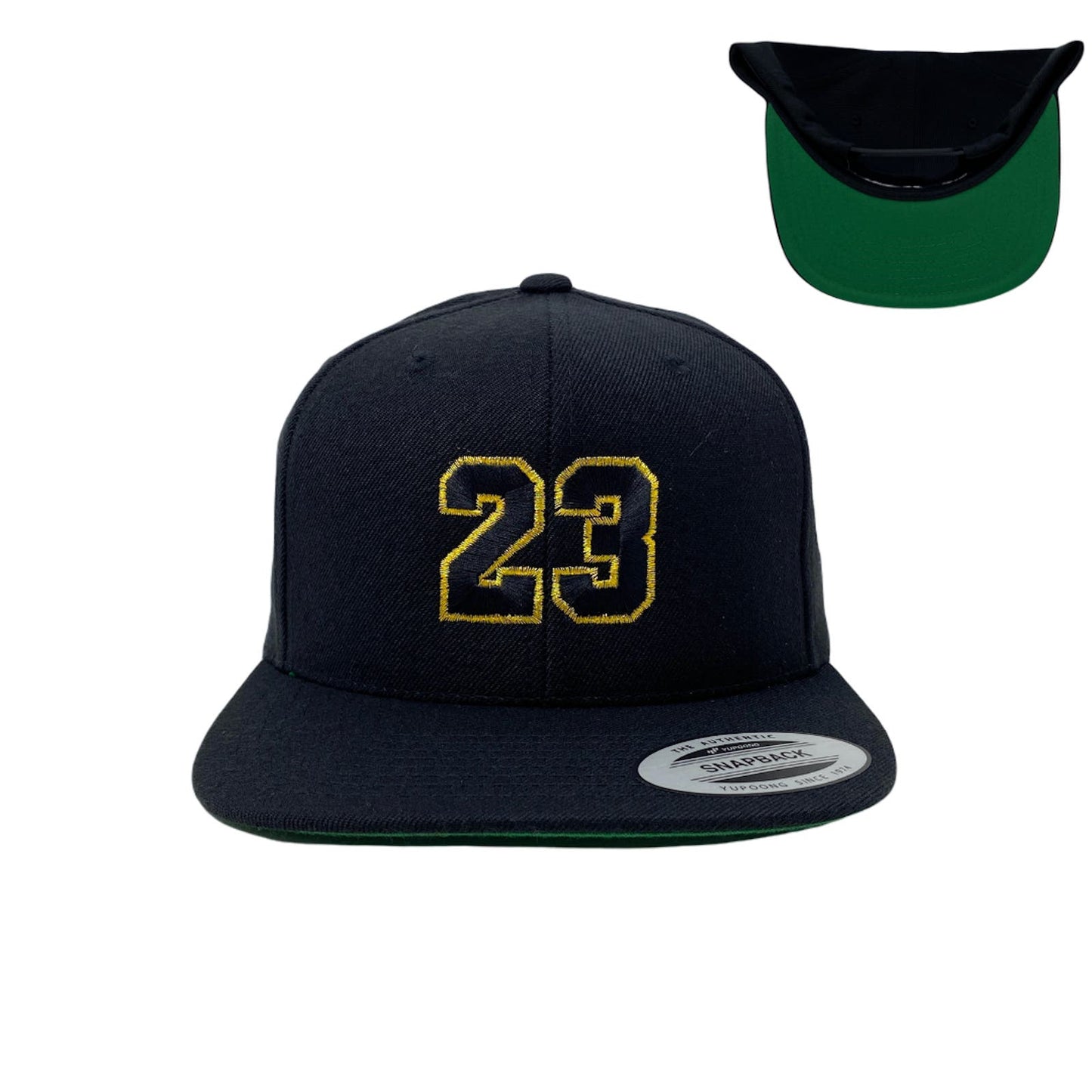 23 Gold Snapback Hat