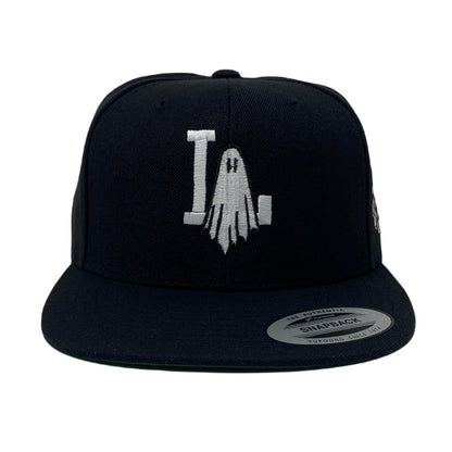 Los Angeles LA Ghost Halloween Spooky GRY Snapback Hat