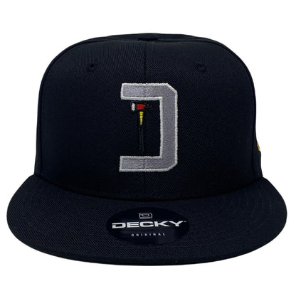 Dallas Fire Department Snapback Hat All Black
