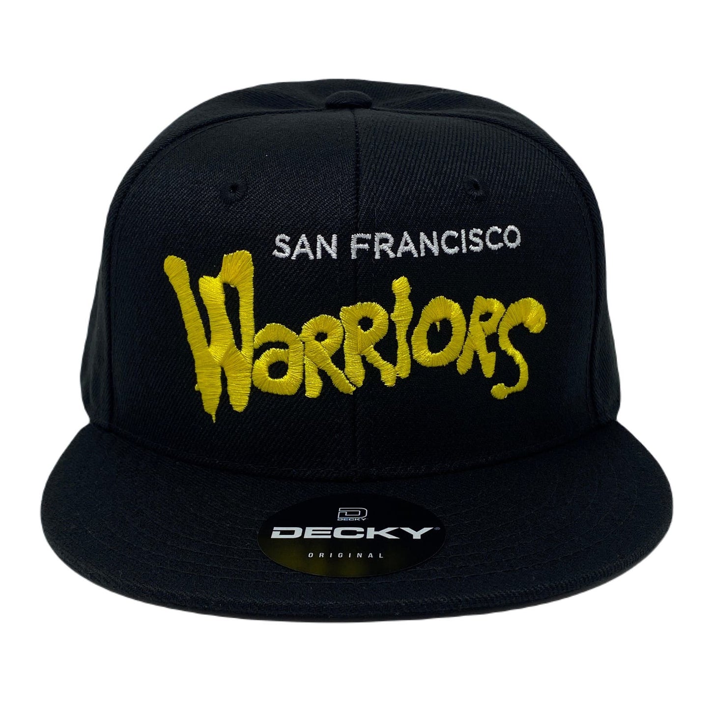 Warriors Snapback Hat All Black