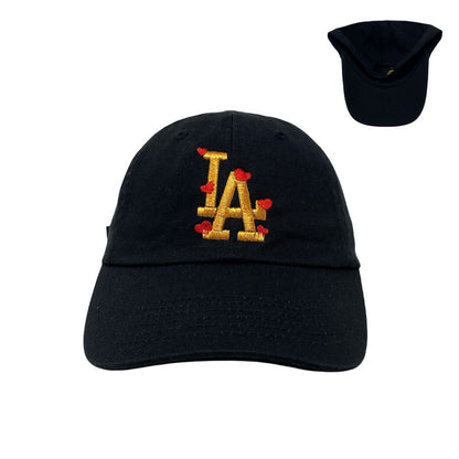 Los Angeles LA Hearts Love Bronze Slouch Dad Hat