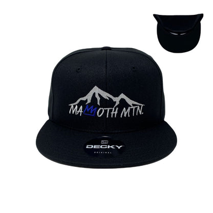 Mammoth Mountain Snapback Hat All Black