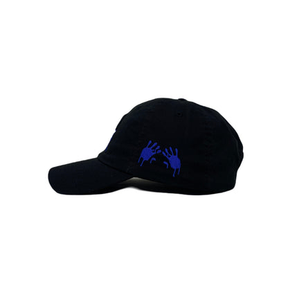 Los Angeles LA Drip Bloody Hands Halloween Slouch Dad Hat