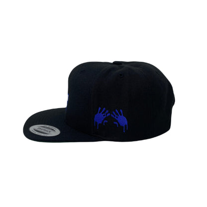 Los Angeles LA Drip Bloody Hands Halloween Snapback Hat
